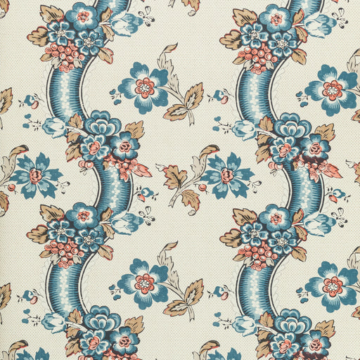 LEE JOFA - BENDAY PAPER- DENIM/BERRY - Wallcovering by the Roll DENIM/BERRY