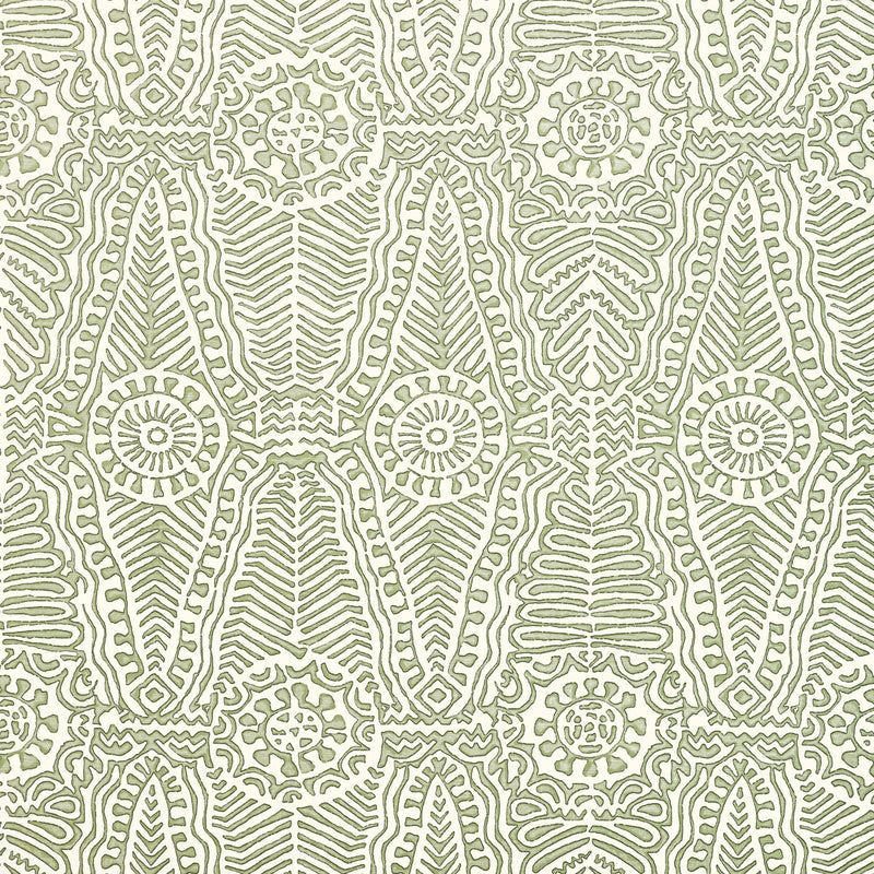 LEE JOFA - DRAYTON PAPER- MOSS - Wallcovering by the Roll MOSS