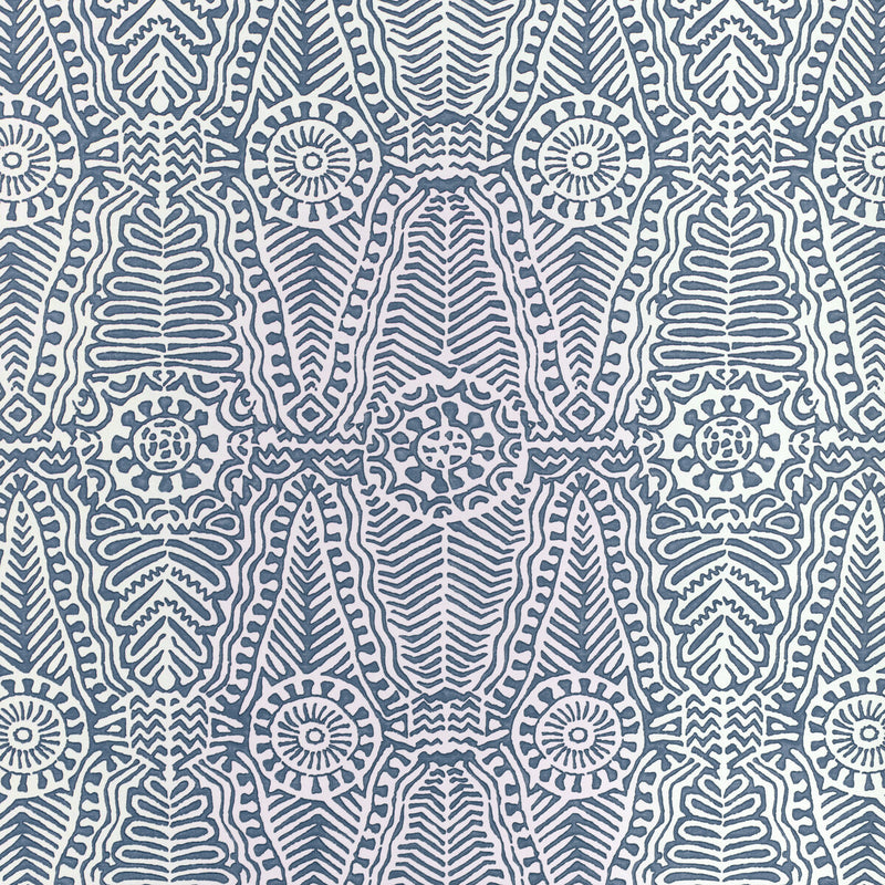 LEE JOFA - DRAYTON PAPER- INDIGO - Wallcovering by the Roll INDIGO