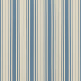 LEE JOFA - BALDWIN STRIPE WP- BLUE - Wallcovering by the Roll