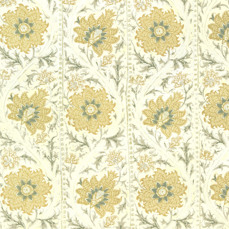 LEE JOFA - CALICO VINE WP- MARIGOLD - Wallcovering by the Roll MARIGOLD