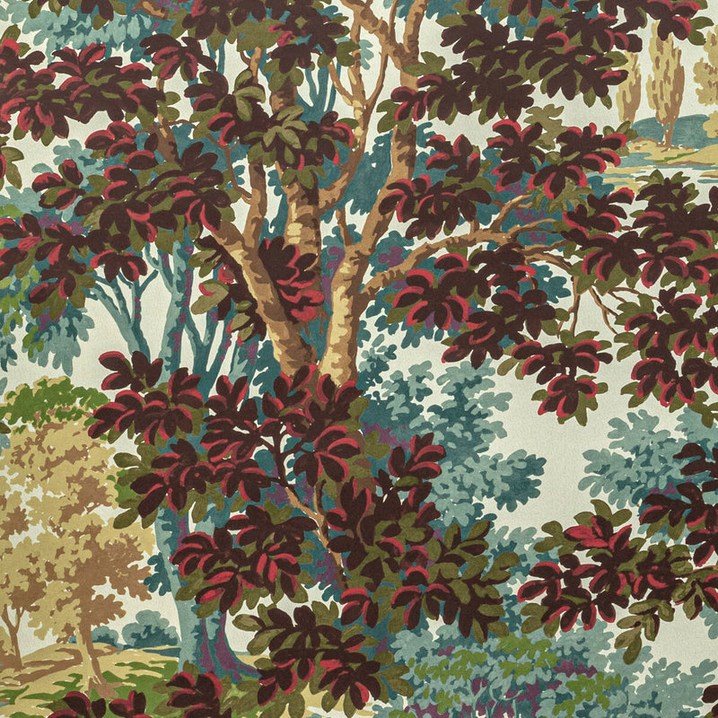 LEE JOFA - WOODLAND PAPER- MULTI - Wallcovering by the Roll MULTI