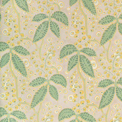 LEE JOFA - PUTNAM PAPER- CELERY/YELLOW - Wallcovering by the Roll CELERY/YELLOW