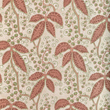 LEE JOFA - PUTNAM PAPER- BRICK/GREEN - Wallcovering by the Roll