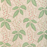 LEE JOFA - PUTNAM PAPER- GREEN/ROSE - Wallcovering by the Roll