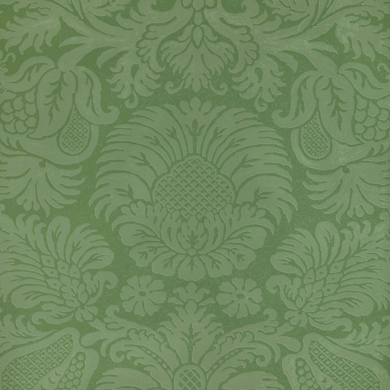 LEE JOFA - HANCOCK PAPER- GREEN - Wallcovering by the Roll GREEN