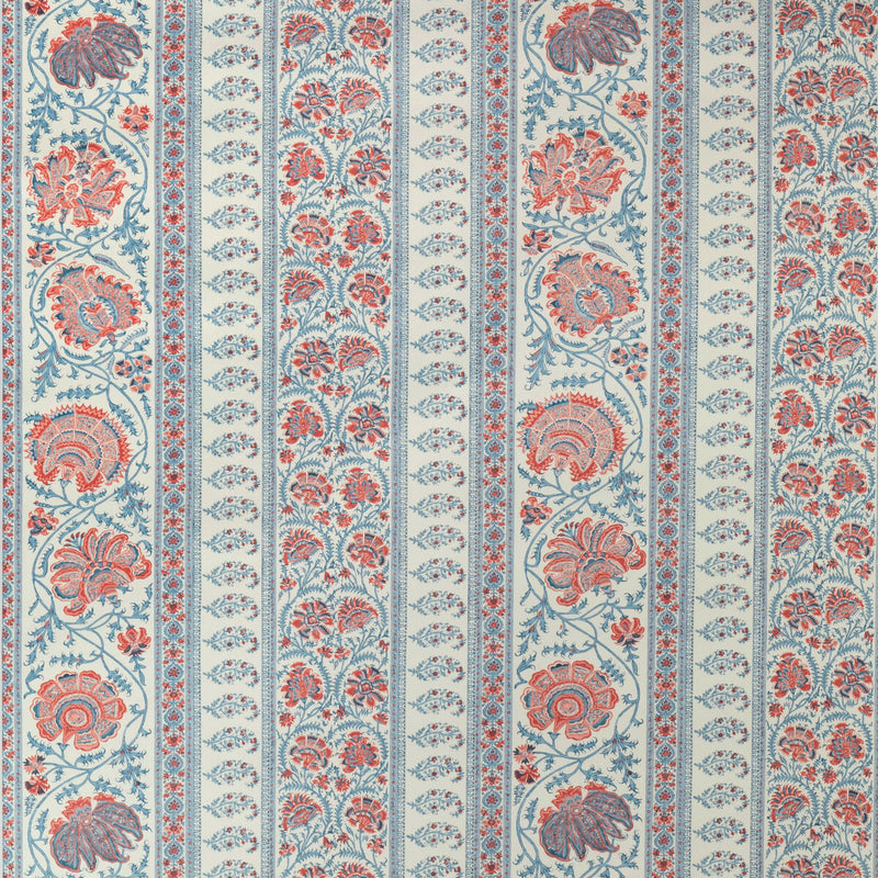 LEE JOFA - INDIENNES STRIPE WP- BERRY - Wallcovering by the Roll BERRY