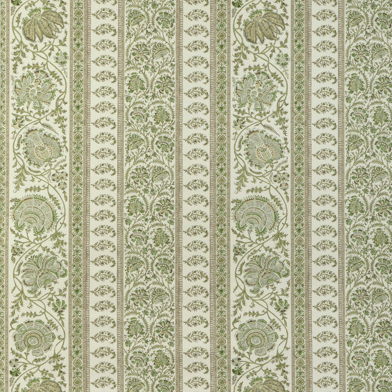 LEE JOFA - INDIENNES STRIPE WP- IVY - Wallcovering by the Roll IVY
