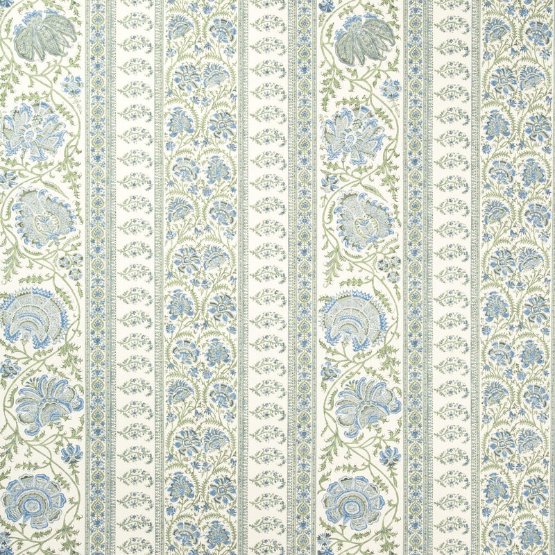 LEE JOFA - INDIENNES STRIPE WP- SEA - Wallcovering by the Roll SEA