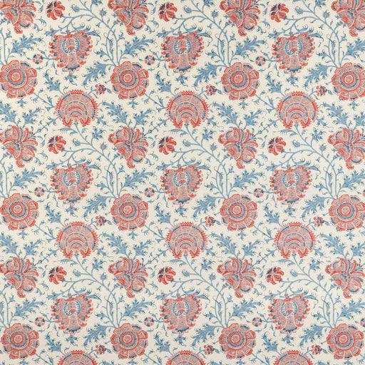 LEE JOFA - INDIENNES FLORAL WP- BERRY - Wallcovering by the Roll BERRY