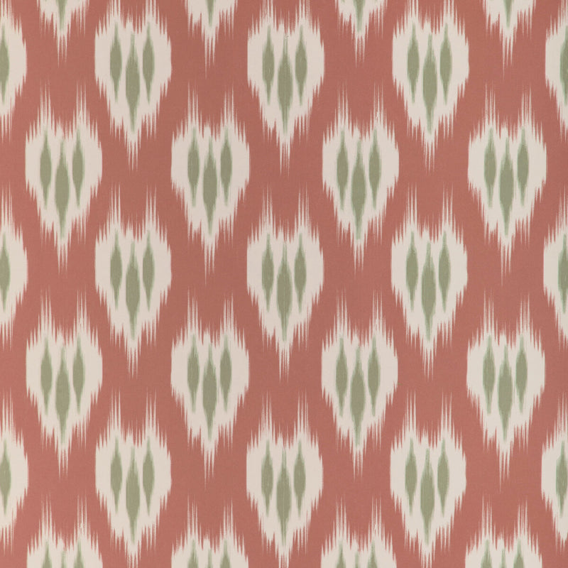 LEE JOFA - CLARE PAPER- CORAL - Wallcovering by the Roll CORAL