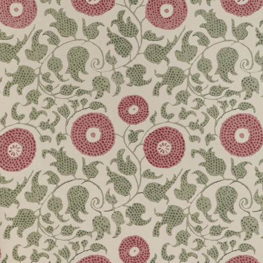 LEE JOFA - ELDORA- LEAF/ROSE - Wallcovering by the Roll LEAF/ROSE