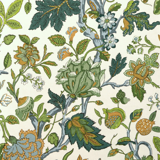 LEE JOFA - HAZELWOOD PAPER- GREEN - Wallcovering by the Roll GREEN