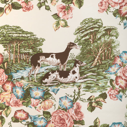 LEE JOFA - WHIPPETS PAPER- IVORY - Wallcovering by the Roll IVORY