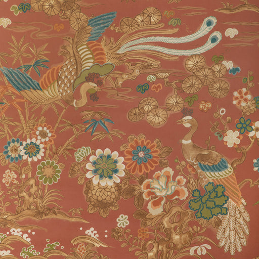 LEE JOFA - SAKURA PAPER- CLAY - Wallcovering by the Roll CLAY