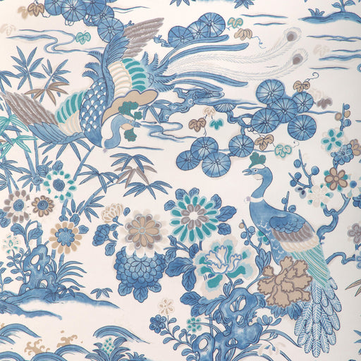 LEE JOFA - SAKURA PAPER- BLUE - Wallcovering by the Roll BLUE