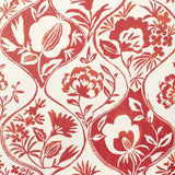LEE JOFA - CALATHEA PAPER- RED - Wallcovering by the Roll