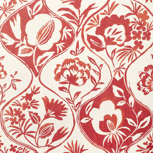 LEE JOFA - CALATHEA PAPER- RED - Wallcovering by the Roll RED
