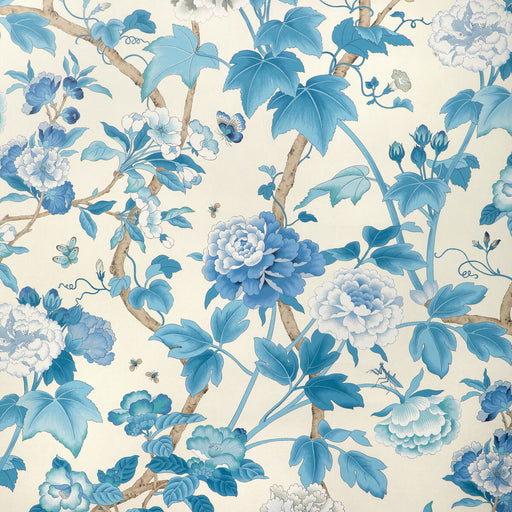 LEE JOFA - GARDENIA PAPER- DELFT/SKY - Wallcovering by the Roll DELFT/SKY