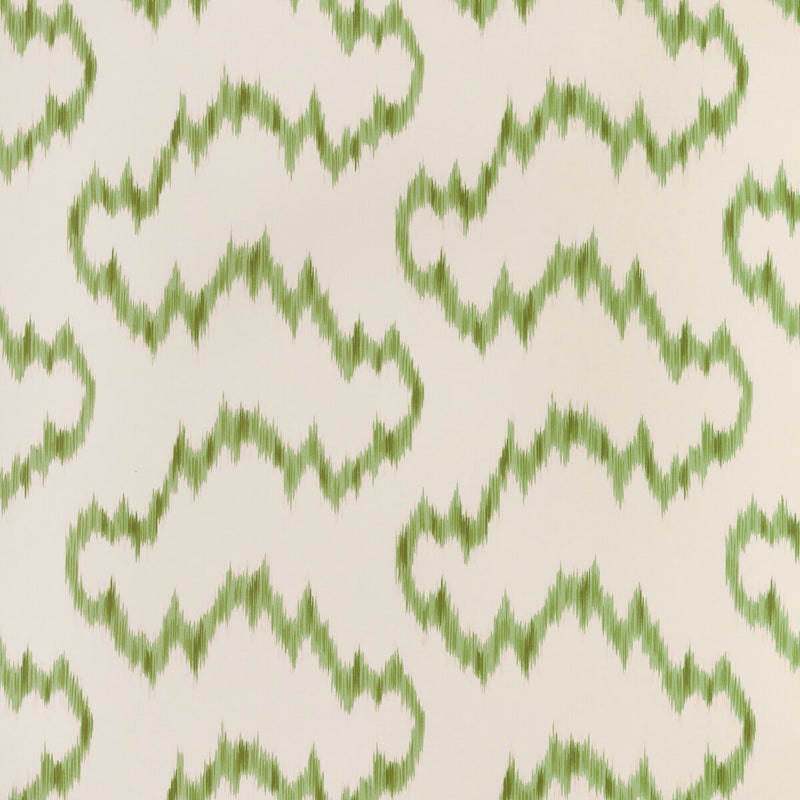 LEE JOFA - MALLORCAN IKAT WP- LEAF - Wallcovering by the Roll LEAF