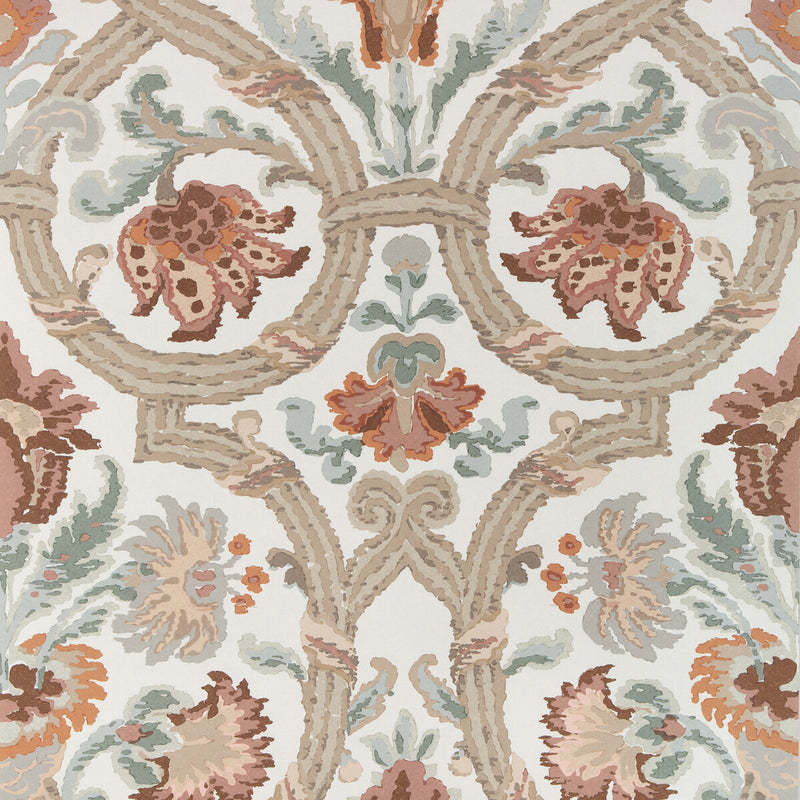 LEE JOFA - NEW SEVILLA PAPER- CLAY - Wallcovering by the Roll CLAY