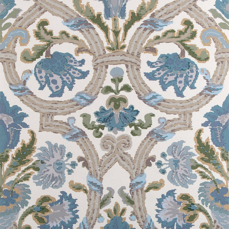 LEE JOFA - NEW SEVILLA PAPER- SLATE - Wallcovering by the Roll SLATE