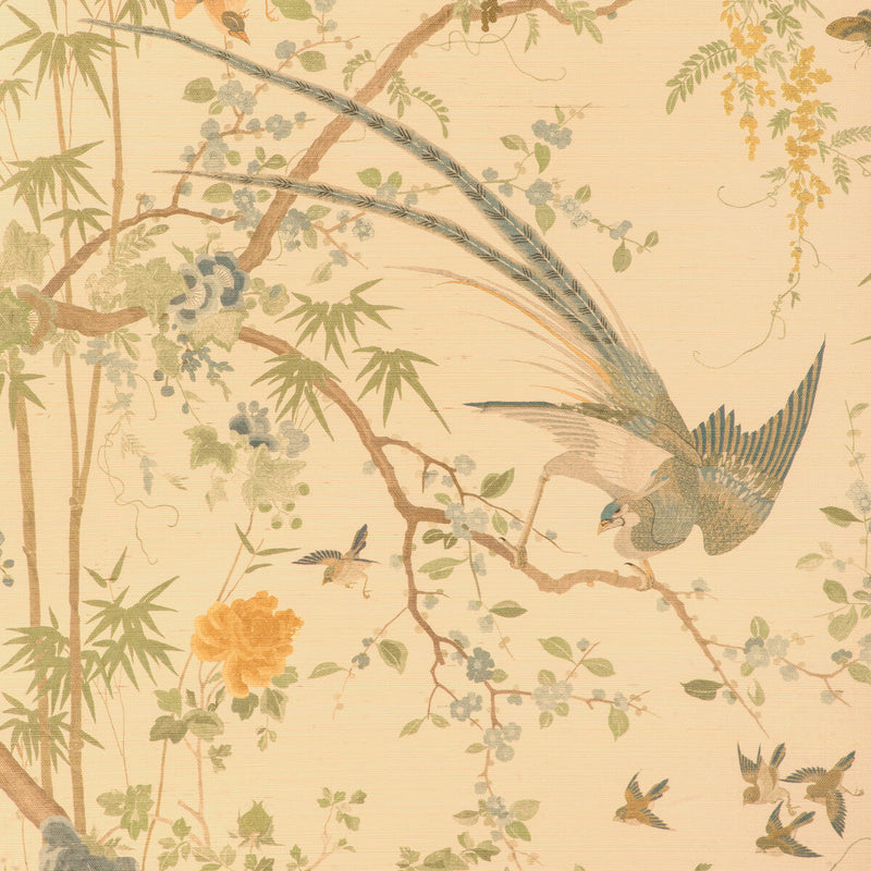 LEE JOFA - MANDALAY SISAL- WILLOW - Wallcovering by the Roll WILLOW