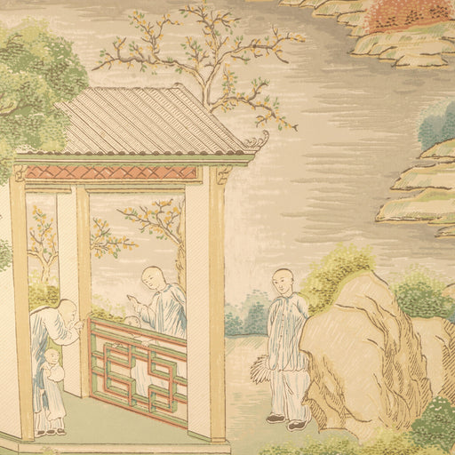 LEE JOFA - TARIM RIVER PAPER- LEAF - Wallcovering by the Roll LEAF