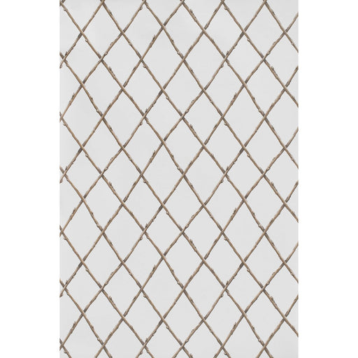 LEE JOFA - BARE TWIG TRELLIS WP- BROWN - Wallcovering by the Roll BROWN