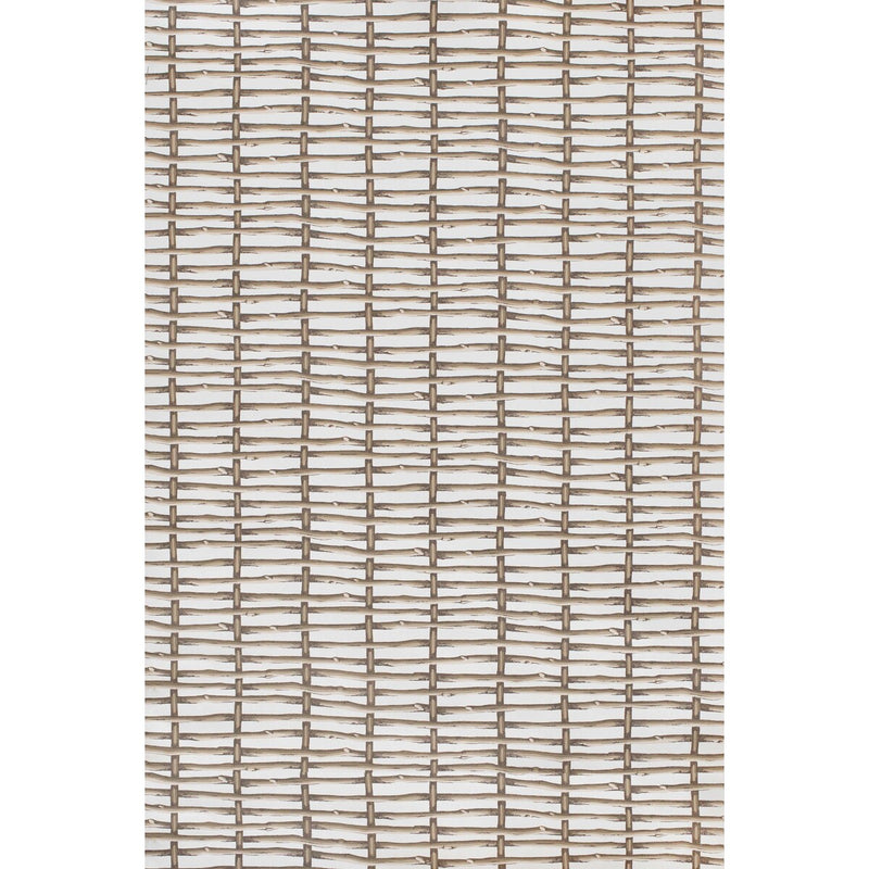 LEE JOFA - TWIG FENCE WP- BROWN - Wallcovering by the Roll BROWN