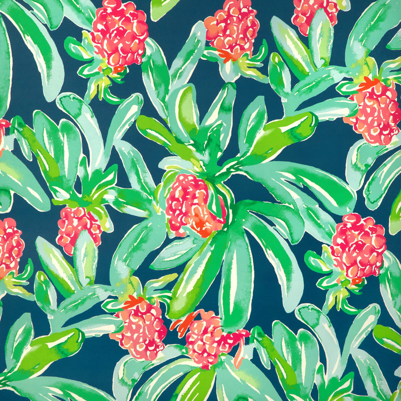 LEE JOFA - ISLAND EXOTIC WP- NAVY - Wallcovering by the Roll NAVY