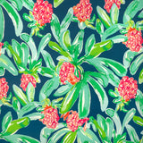 LEE JOFA - ISLAND EXOTIC WP- NAVY - Wallcovering by the Roll