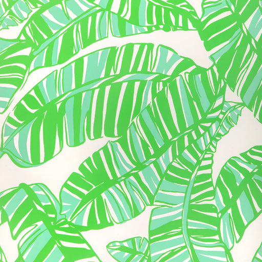 LEE JOFA - GO BANANAS WP- WHITE/GREEN - Wallcovering by the Roll WHITE/GREEN