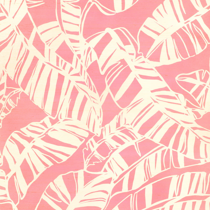 LEE JOFA - JUST BANANAS GC- PINK - Wallcovering by the Roll PINK