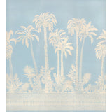 LEE JOFA - PALMS WAY MURAL GC- BLUE - Wallcovering by the Piece