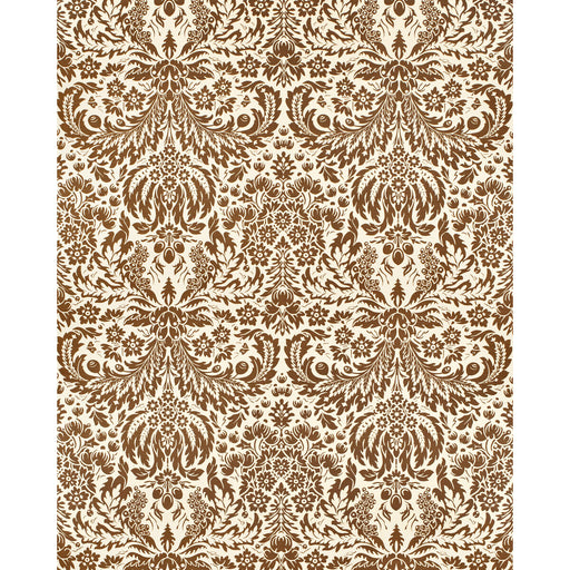 LEE JOFA - DAMASK WP- BROWN - Wallcovering by the Roll BROWN