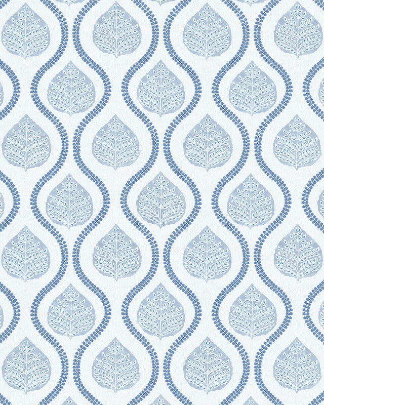 LEE JOFA - ELSIE PAPER - BLUE - Wallpaper By The ROLL