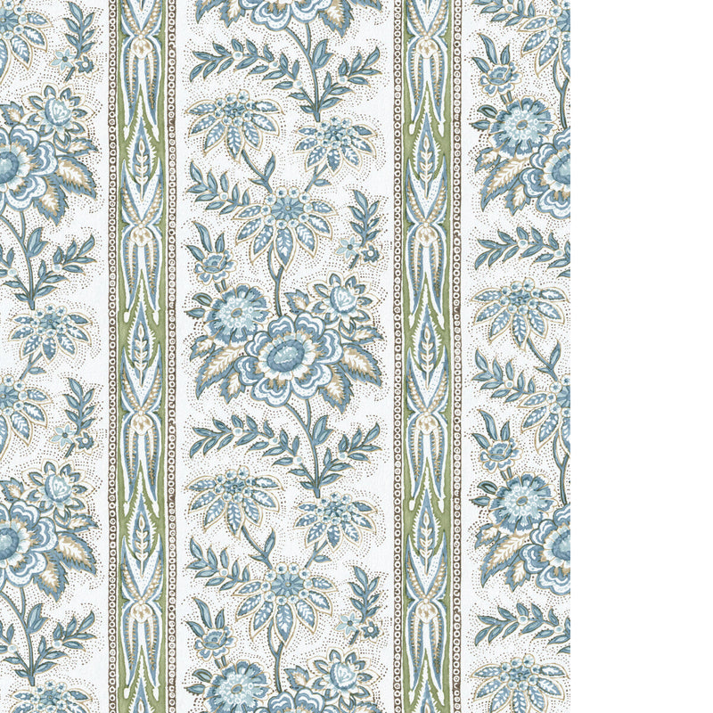 LEE JOFA - MARGAUX PAPER - BLUE - Wallpaper By The ROLL