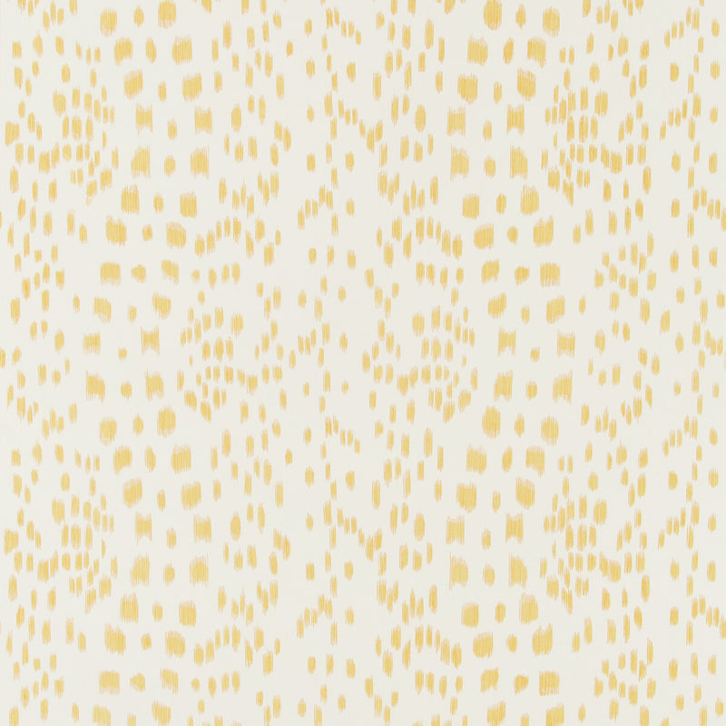 BRUNSCHWIG & FILS - LES TOUCHES- CANARY - Wallcovering by the Roll CANARY
