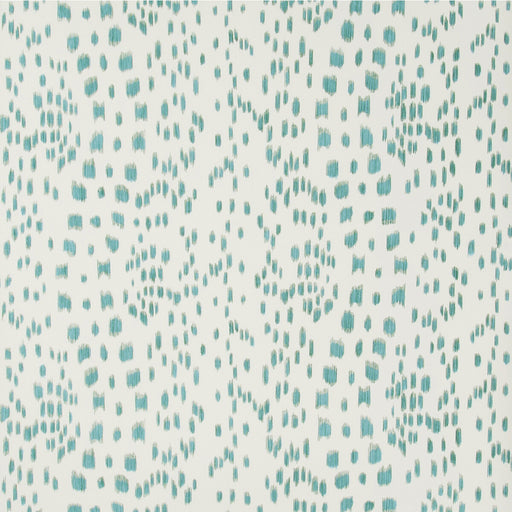 BRUNSCHWIG & FILS - LES TOUCHES- AQUA - Wallcovering by the Roll AQUA