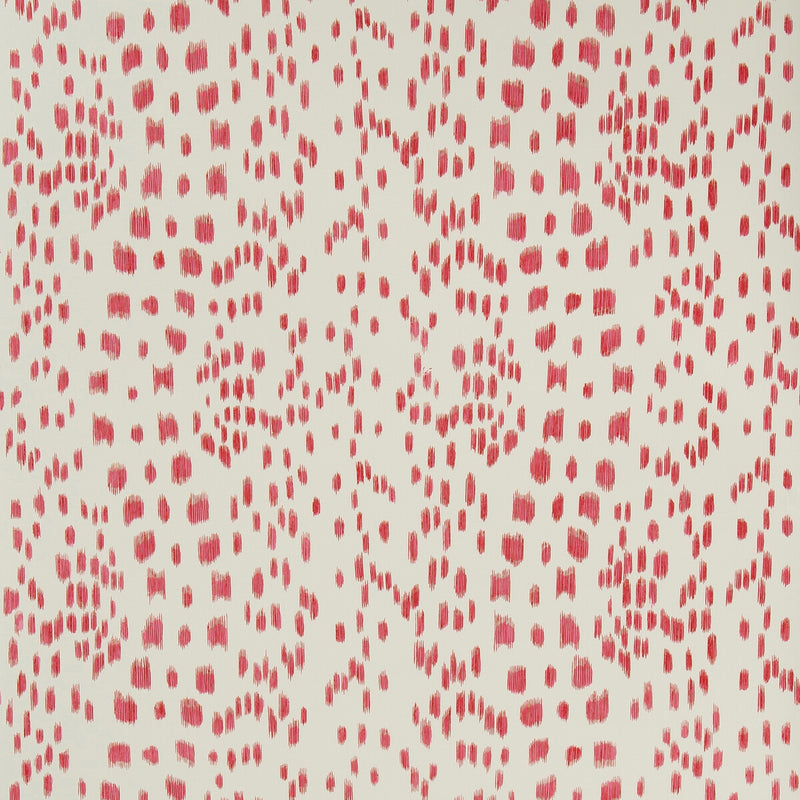 BRUNSCHWIG & FILS - LES TOUCHES- PINK - Wallcovering by the Roll PINK