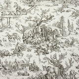 BRUNSCHWIG & FILS - LE HAMEAU- CHARCOAL - Wallcovering by the Roll