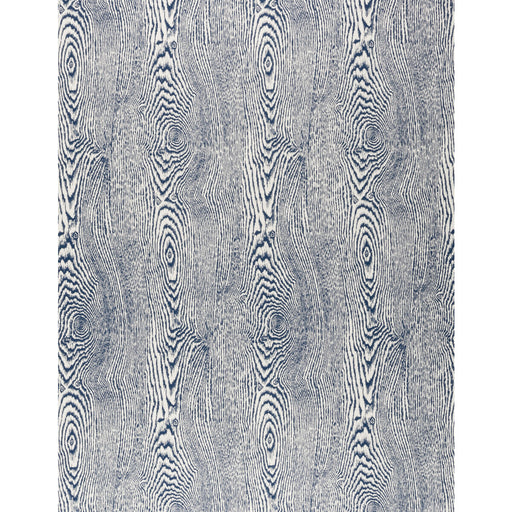 BRUNSCHWIG & FILS - WOOD- INDIGO - Wallcovering by the Roll INDIGO