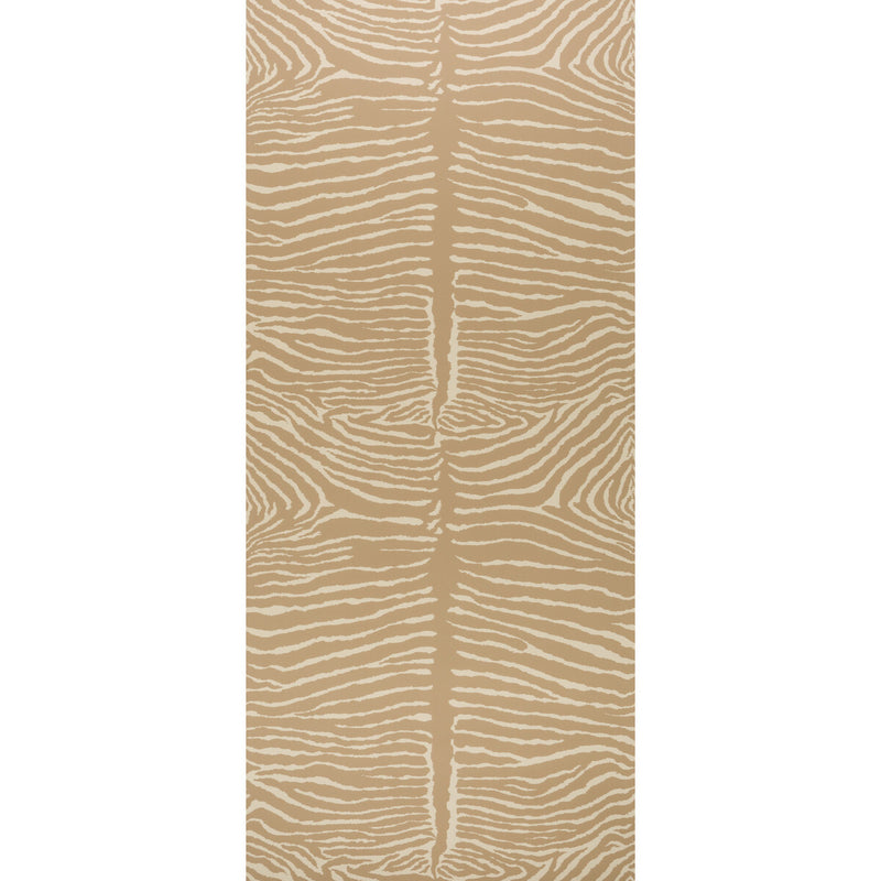BRUNSCHWIG & FILS - LE ZEBRE- BEIGE - Wallcovering by the Roll BEIGE