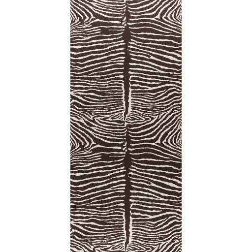 BRUNSCHWIG & FILS - LE ZEBRE- BROWN - Wallcovering by the Roll BROWN
