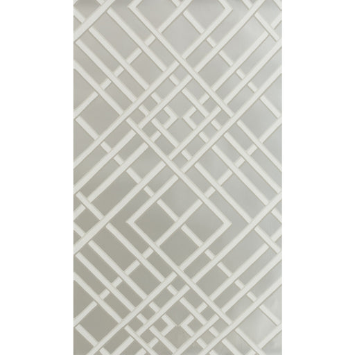 BRUNSCHWIG & FILS - TREILLAGE SIDEWALL- SILVER - Wallcovering by the Roll SILVER