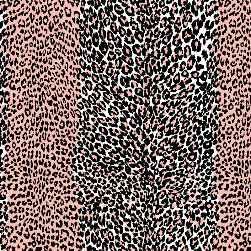BRUNSCHWIG & FILS - LEOPARD- ROSE - Wallcovering by the Yard ROSE