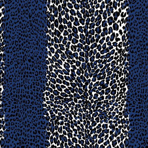 BRUNSCHWIG & FILS - LEOPARD- BLUE - Wallcovering by the Yard BLUE