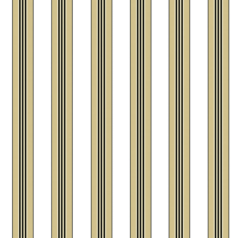 BRUNSCHWIG & FILS - RAYURE LIONE- BEIGE - Wallcovering by the Yard BEIGE