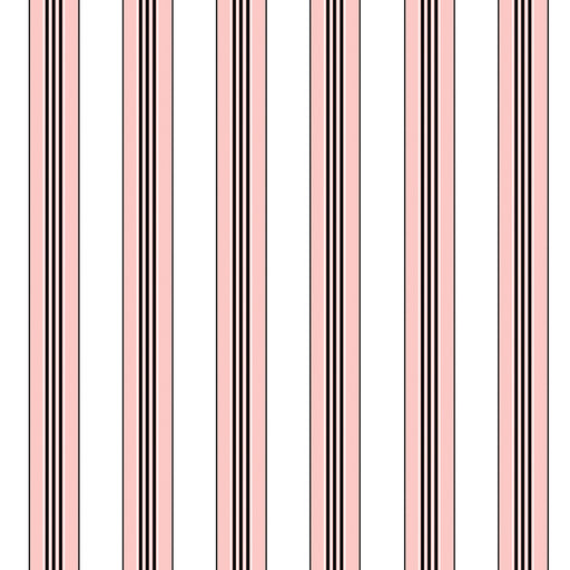 BRUNSCHWIG & FILS - RAYURE LIONE- ROSE - Wallcovering by the Yard ROSE